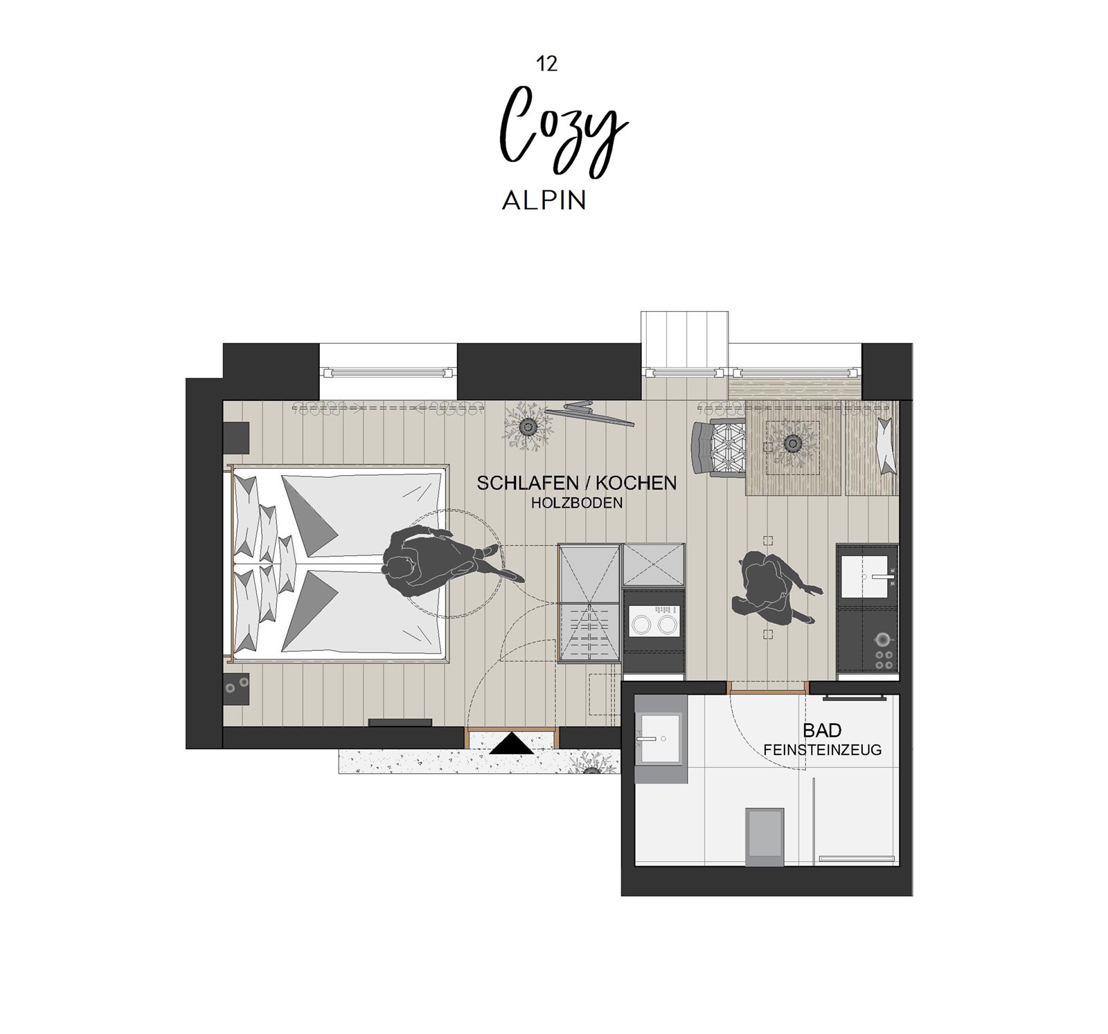 Cozy Alpin Grundriss