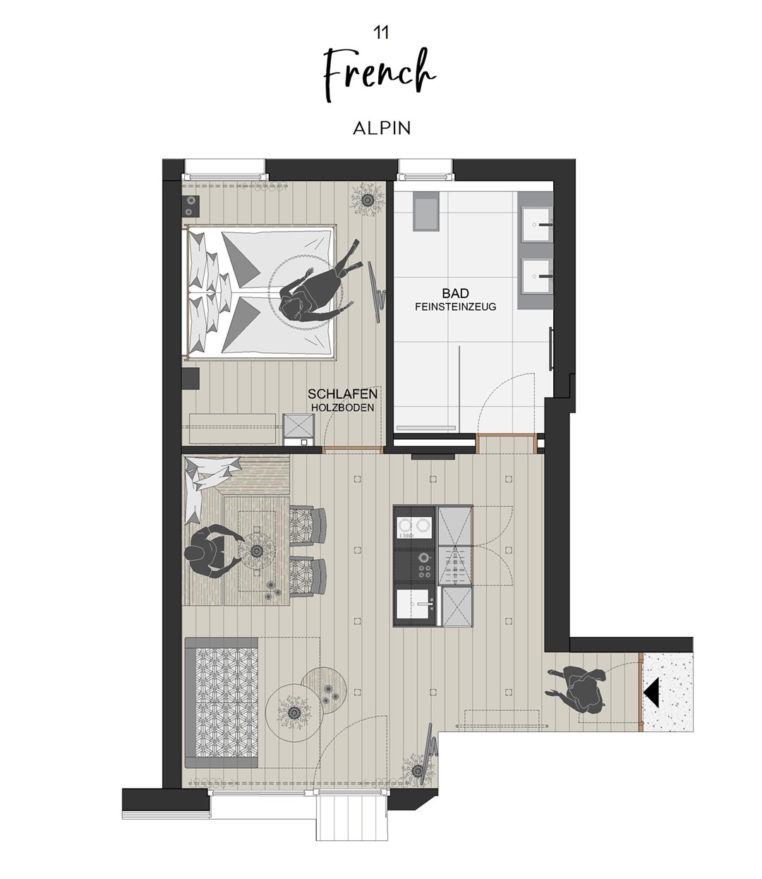 Floor plan French Alpin