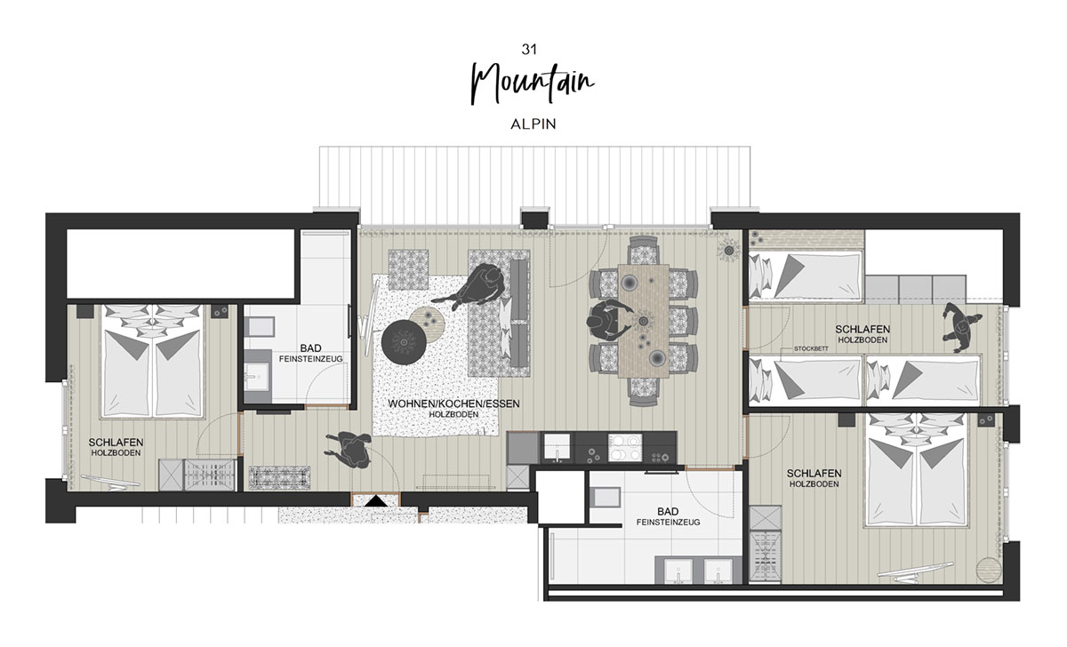 Mountain Alpin floor plan